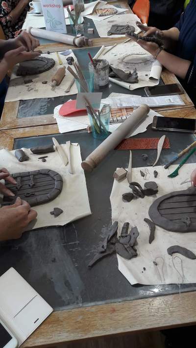 adult clay workshops in Dorset