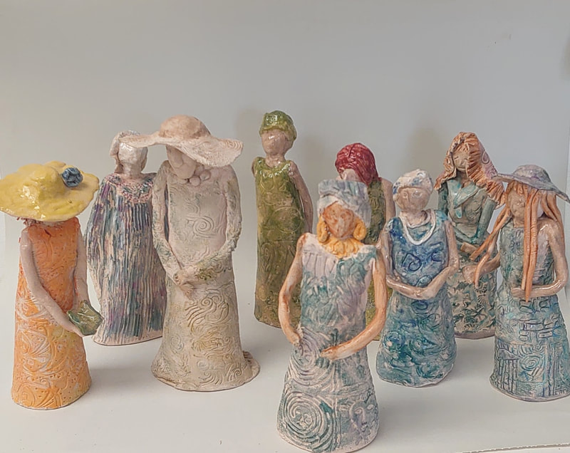 adult creative clay classes and workshops in Dorset 