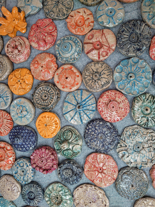 exploring texture through clay workshops in schools