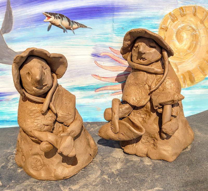 clay figures made during clay workshops